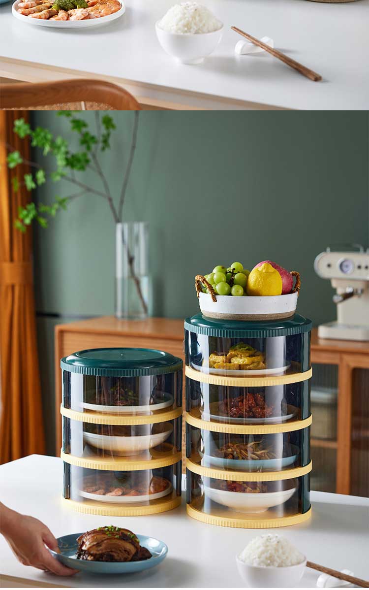 Airtight food container Container food storage Stackable Food cover ...
