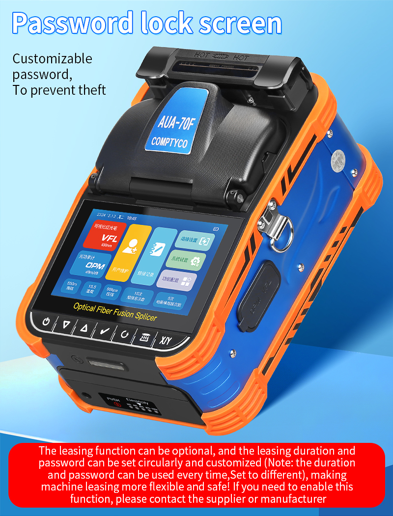 COMPTYCO AUA-70F full-automatic touch screen optical fiber fusion ...