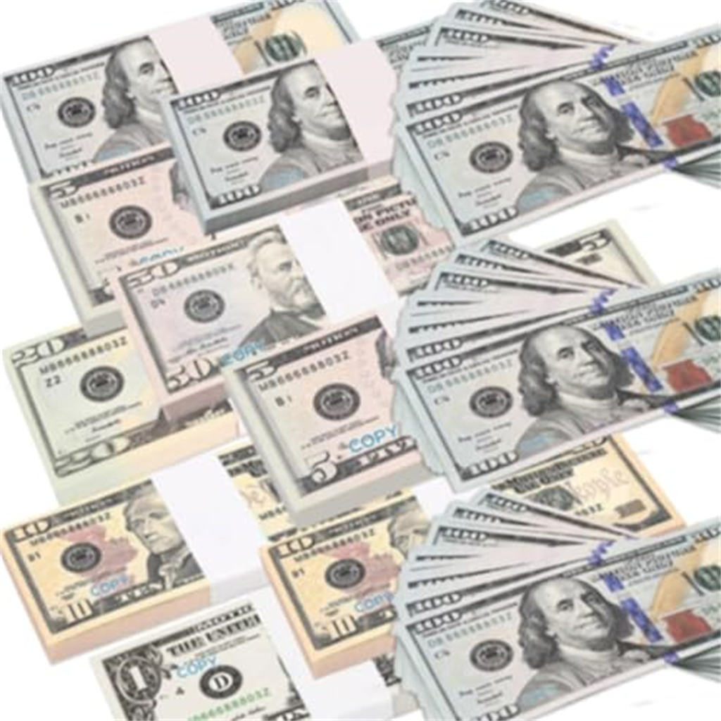 210 Pcs Copy Money Replica 6.1inch Fake USD $ Money,Education Learning ...