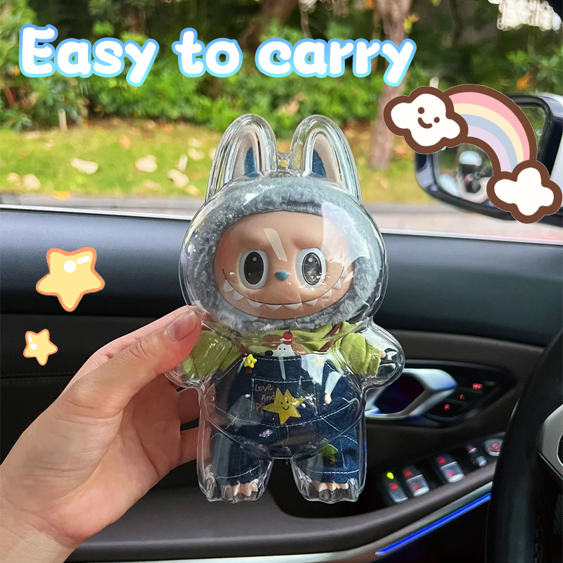 Cartoon Labubu case V1 V2 Cover Cute Labubu Casing Cotton Doll ...