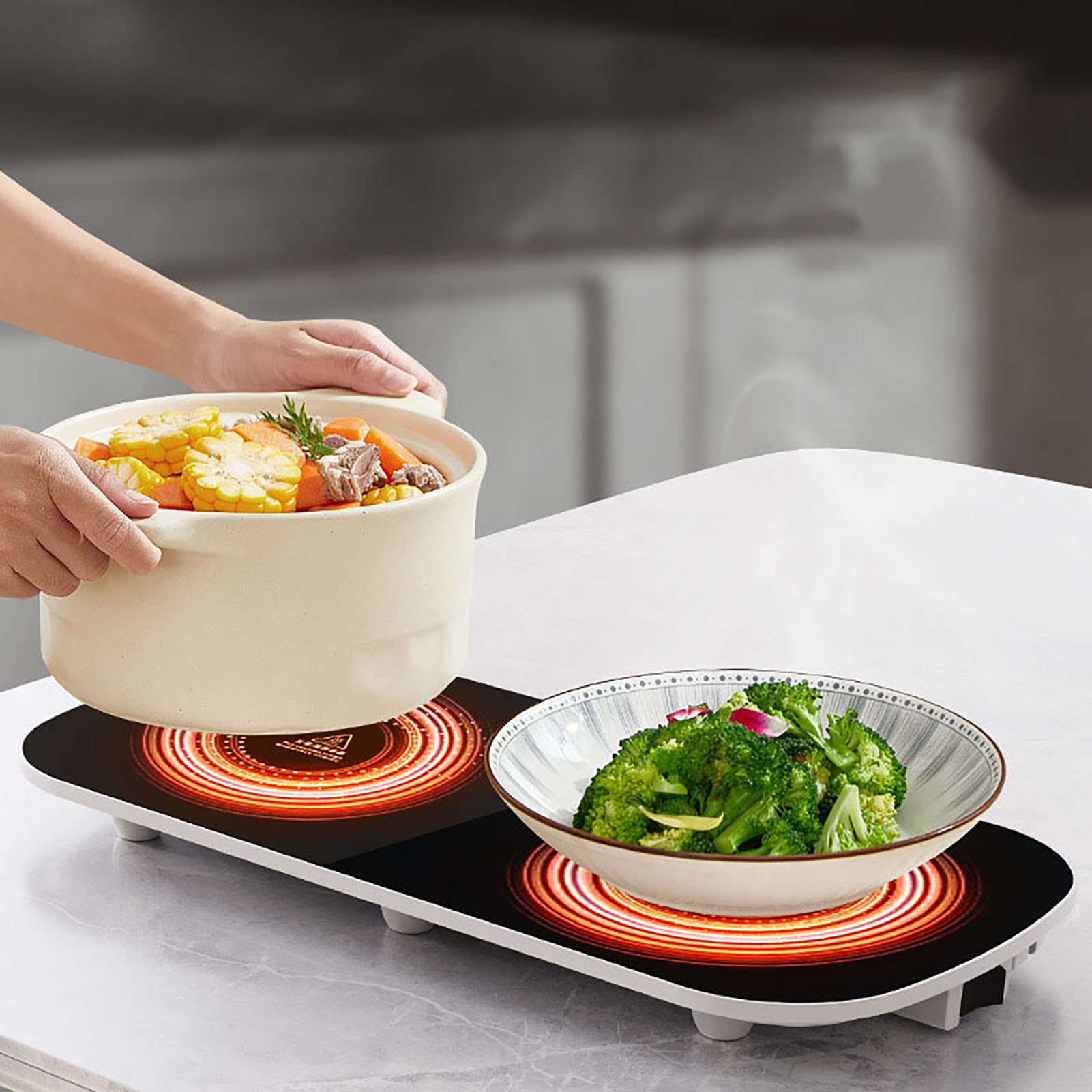 Electric Warming Tray 50W Food Warmer Constant Temperature Table ...