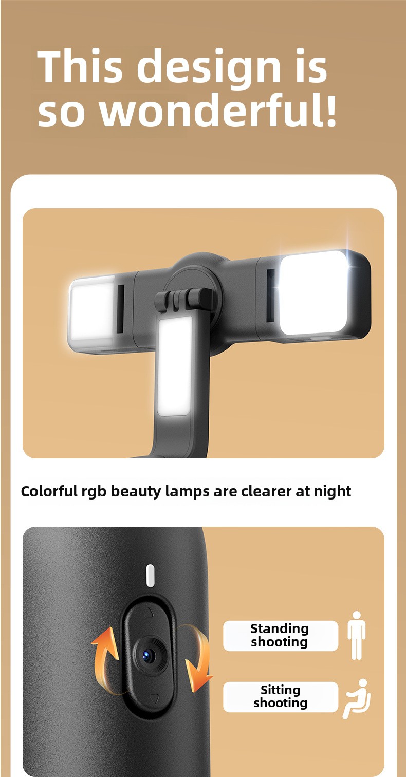 J01 ,Mobile PTZ, camera follower, 360 degree rotation, full-automatic ...