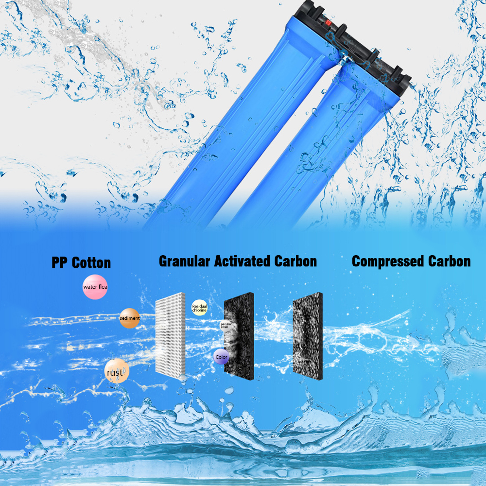 Intact Water Filter Outdoor Water Purifier With Activated Carbon Filter ...