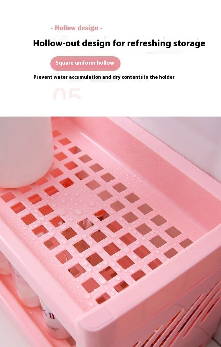 Desktop Shelf ins Style Simple Double Storage Organizer Simple Storage ...