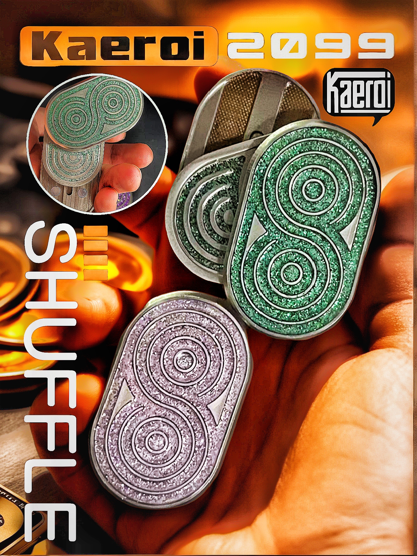 Local Ready Stock 【Kaeroi】Rhythm Dual-Color Ratcher Fidget Slider Toys ...