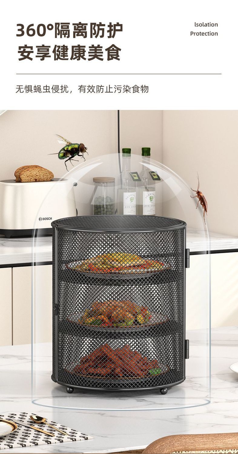 Kitchen Shelf for Leftovers Multi-Layer Storage Rack for Leftovers ...