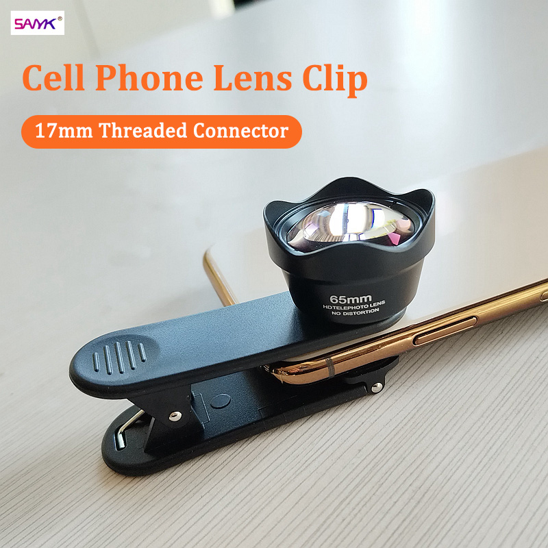 SANYK New Cell Phone Lens Clip 17mm Metal Threaded Interface For ...