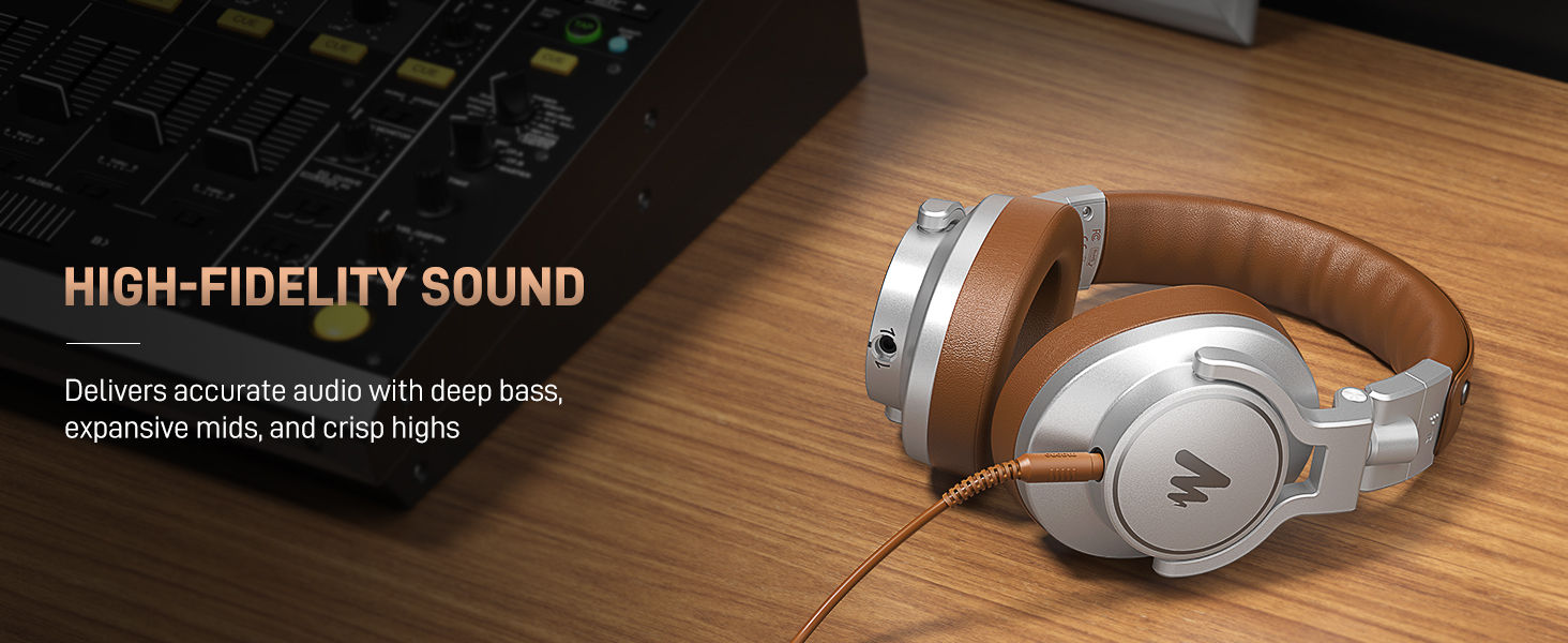 Maono MH700 Studio Monitoring Headphones description image