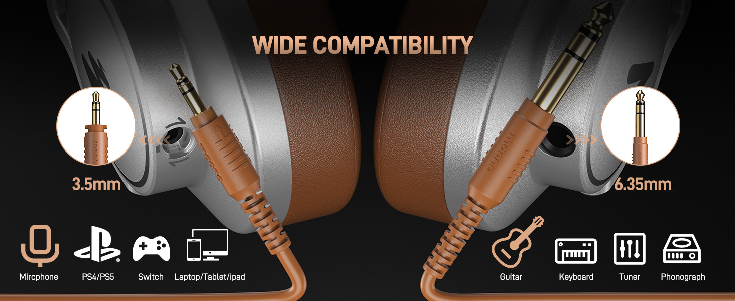 Maono MH700 Studio Monitoring Headphones description image 7