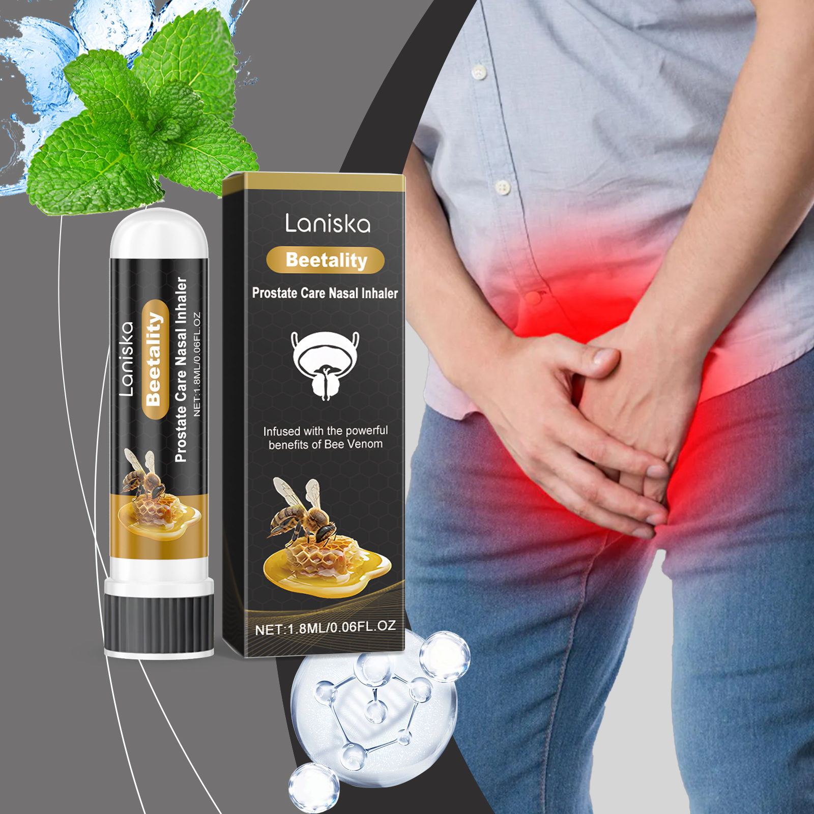 Prostate Care Nasal Inhaler Promote Health Enhance Immunity Rapid ...