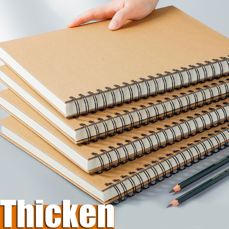 Professional sketchbook A5/16K/A4//18k/A3 Thicken paper 160 GSM Spiral ...