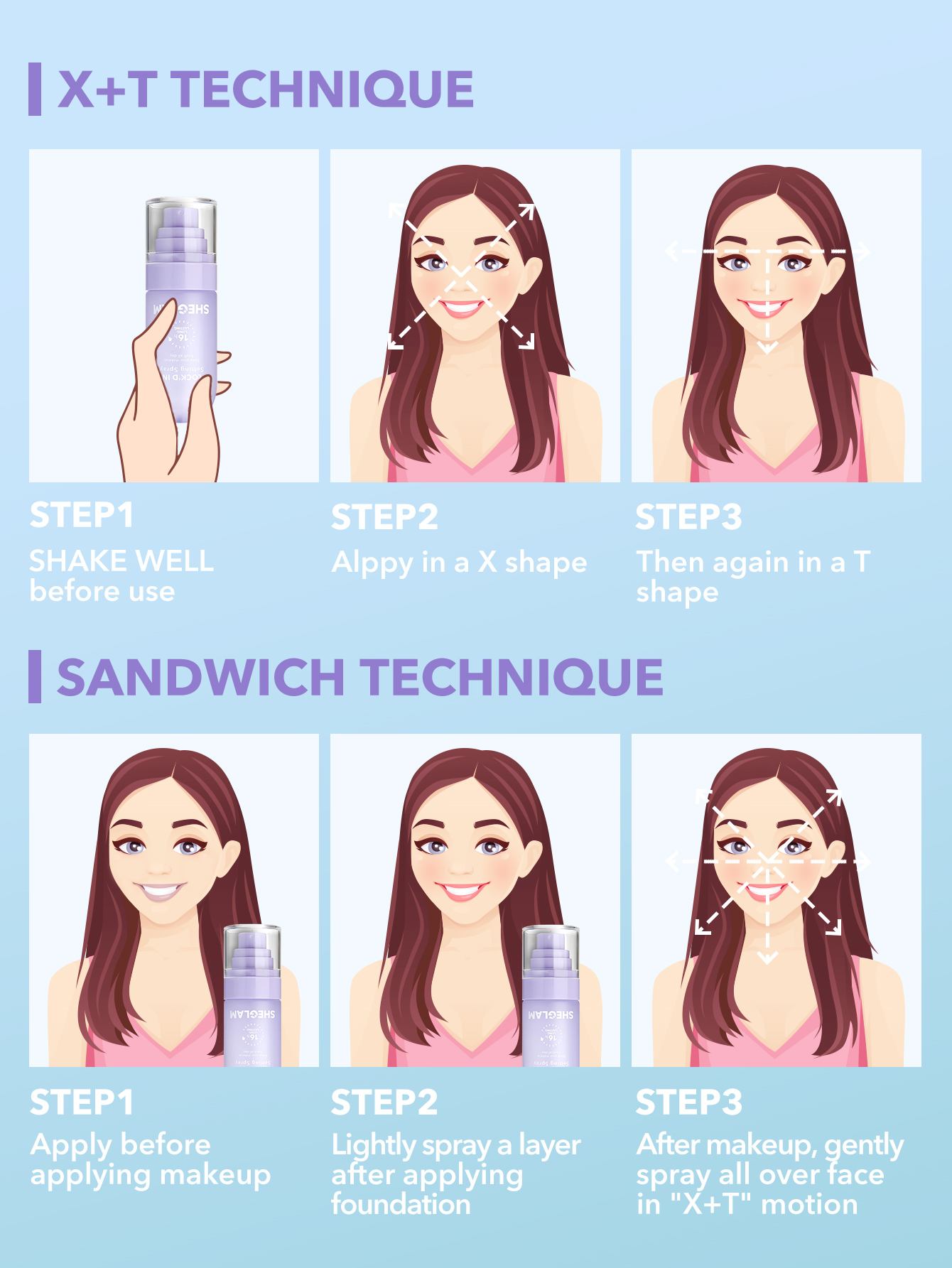 Sheglam Camera On Bluring Water proof Setting Spray