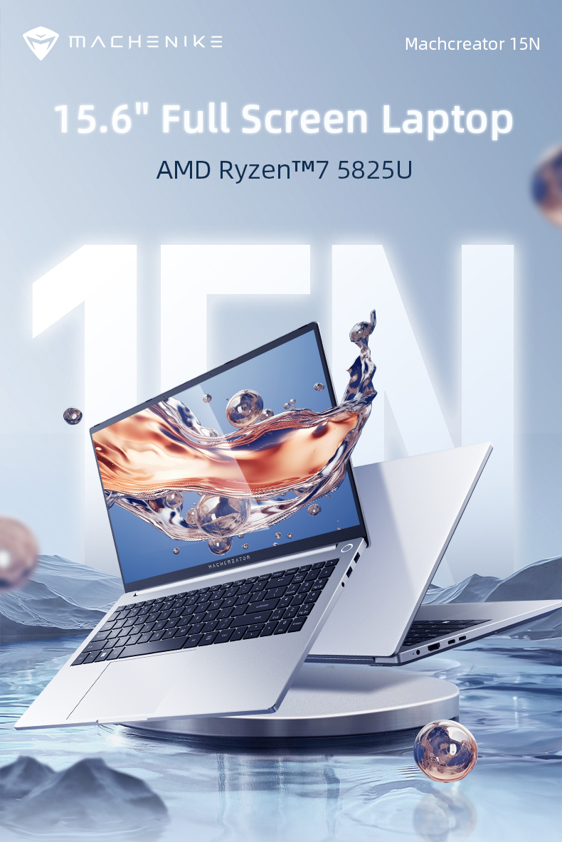 Machenike Machcreator AMD Ryzen7 5825U | R7-8745HS Laptop 16G RAM 512G ...