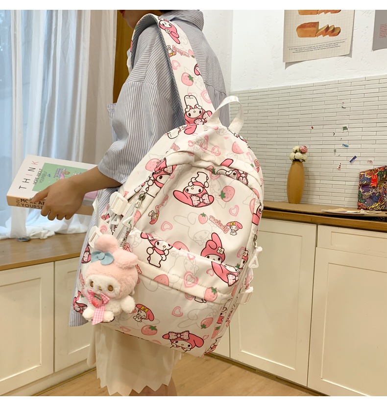 YS Sanrio Kuromi My Melody Backpack for Student Large Capacity ...