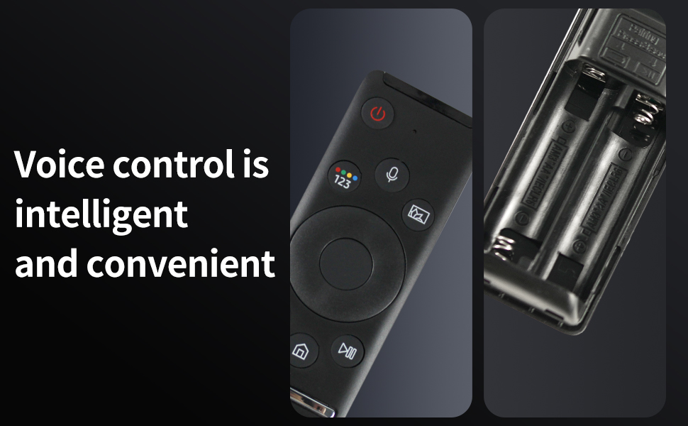 For Samsung TV Remote Control with Voice Function Smart Curved Frame ...
