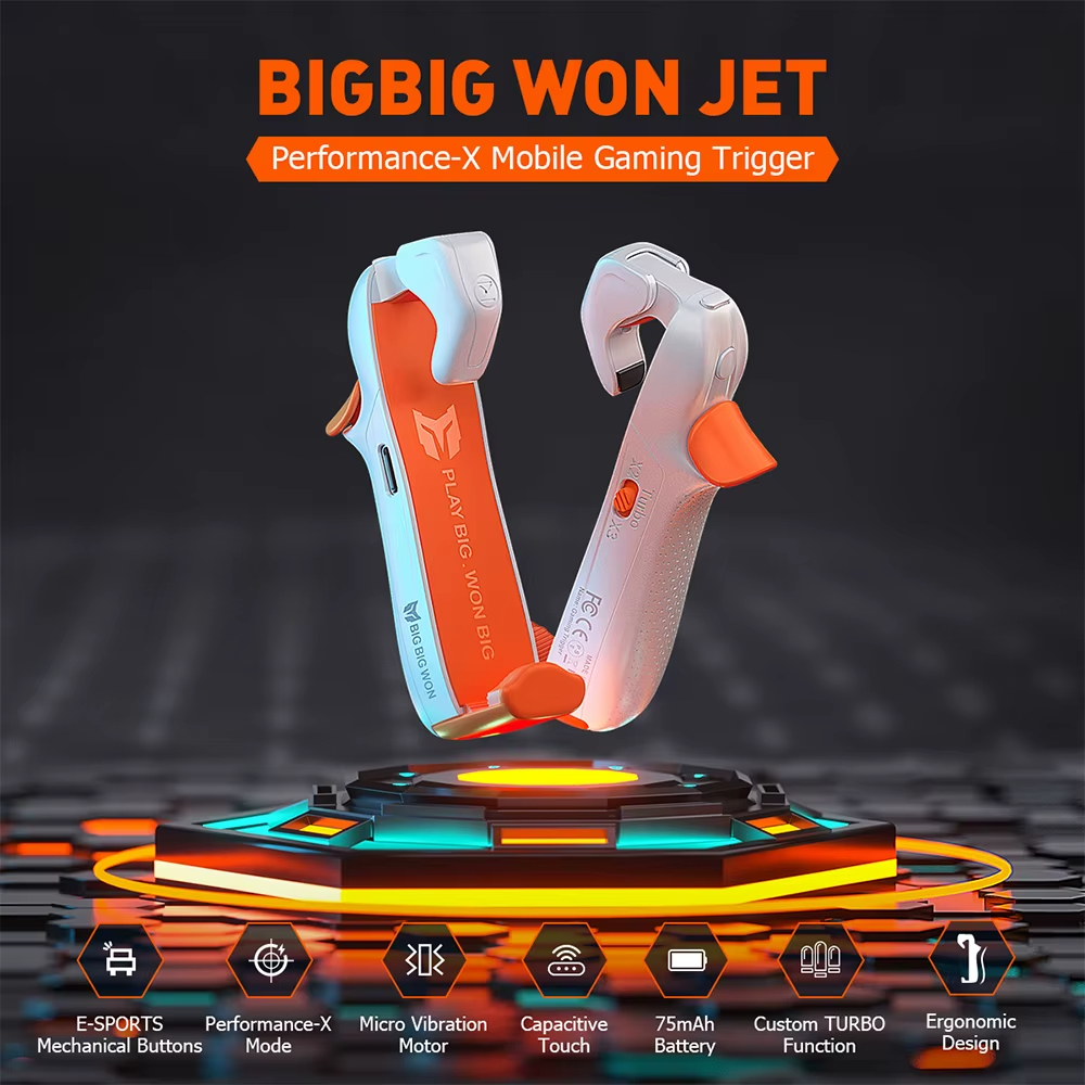 BIGBIG WON M1 Mobile Shooting Gaming Vibration Button Triggers for ...