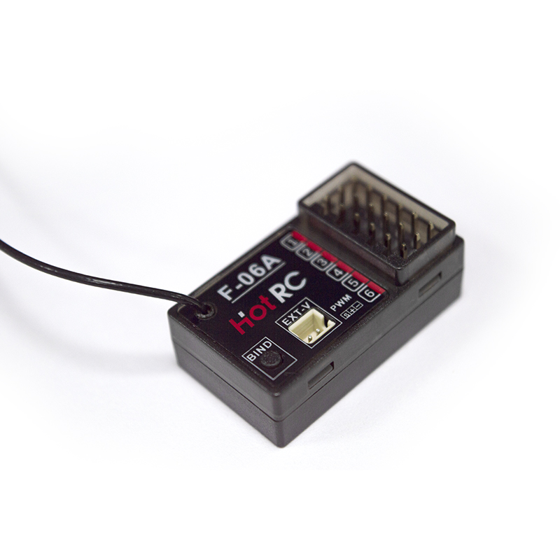 RC F-06A 6 Channels Receiver for HotRC CT-6A HT-6A DS600 Transmitter ...