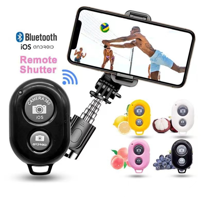 Universal Bluetooth Camera Shutter Remote Control Wireless Selfie ...