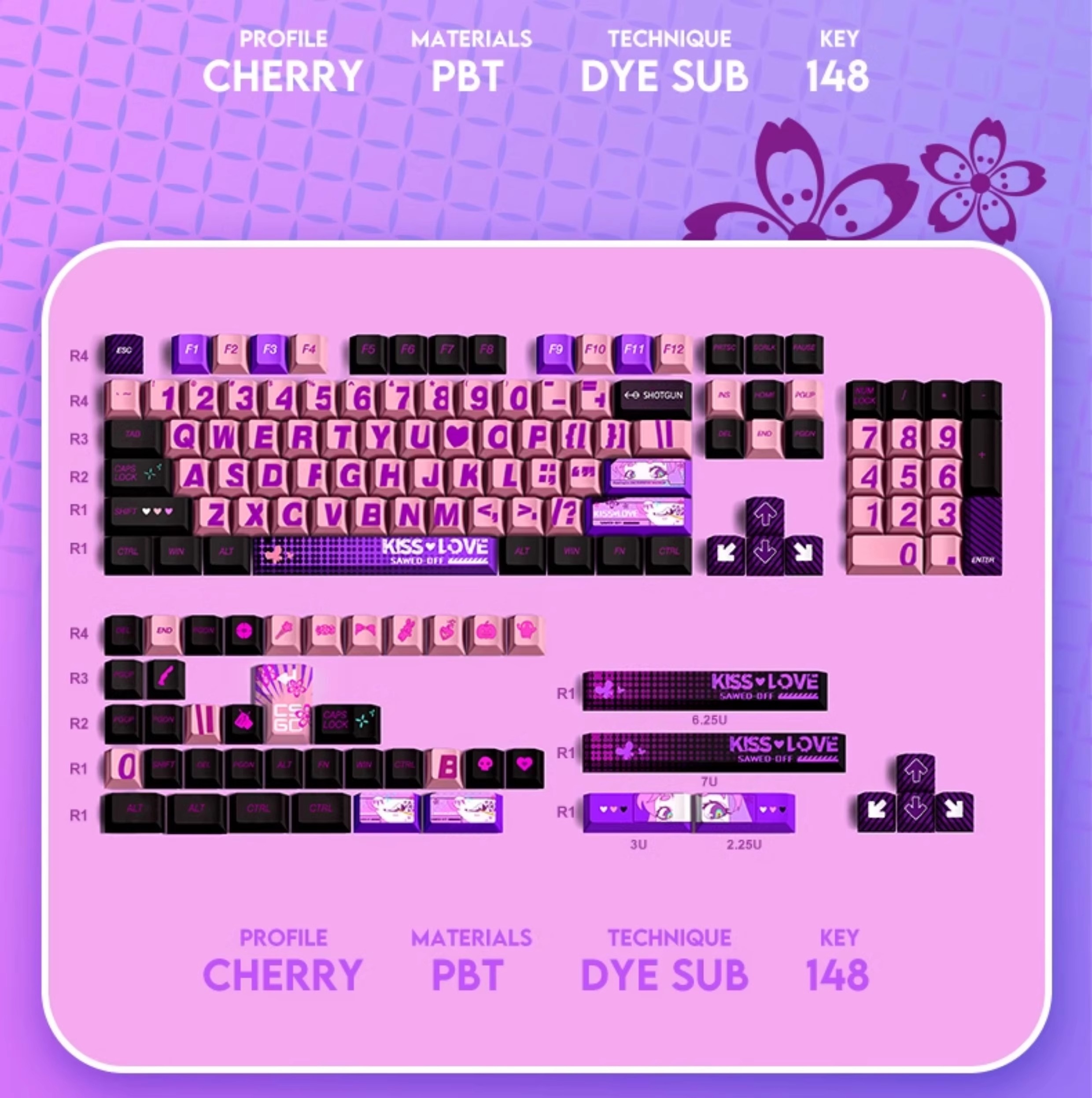 Titan Nation CSGO Theme 148 Key PBT Original Factory Height Full Five ...