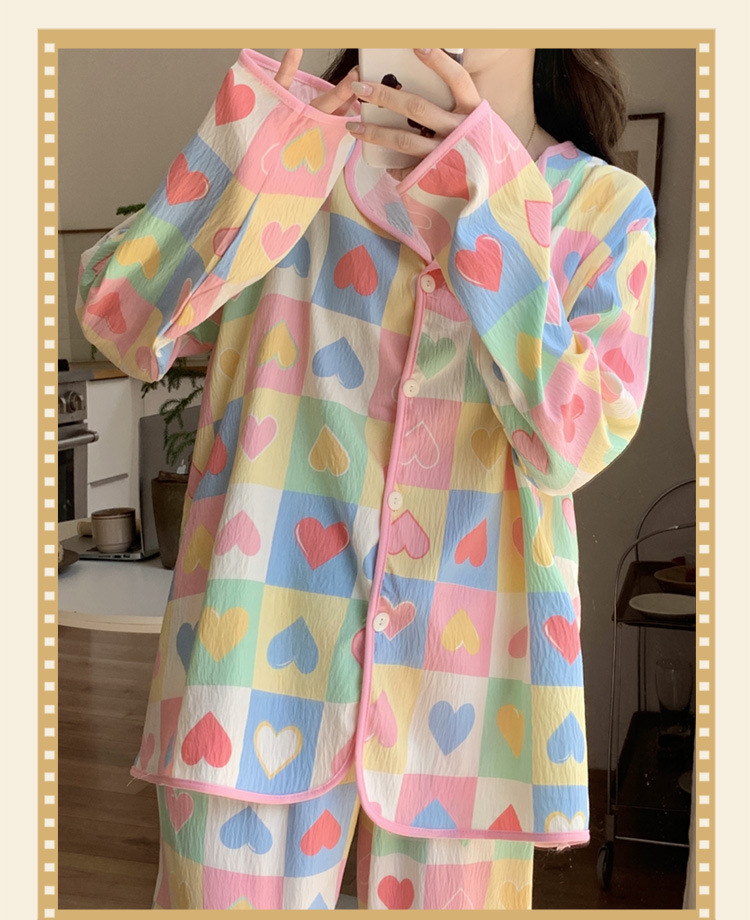【Ready Stock】Cloud cotton ins cardigan cartoon simple loose long sleeve ...