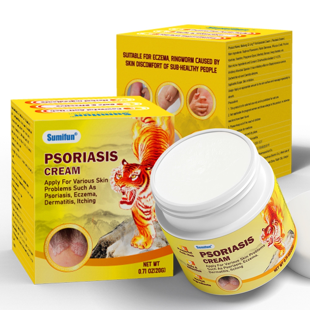 Sumifun 20g antifungal cream psoriasis cream Natural Herbal Psoriasis ...
