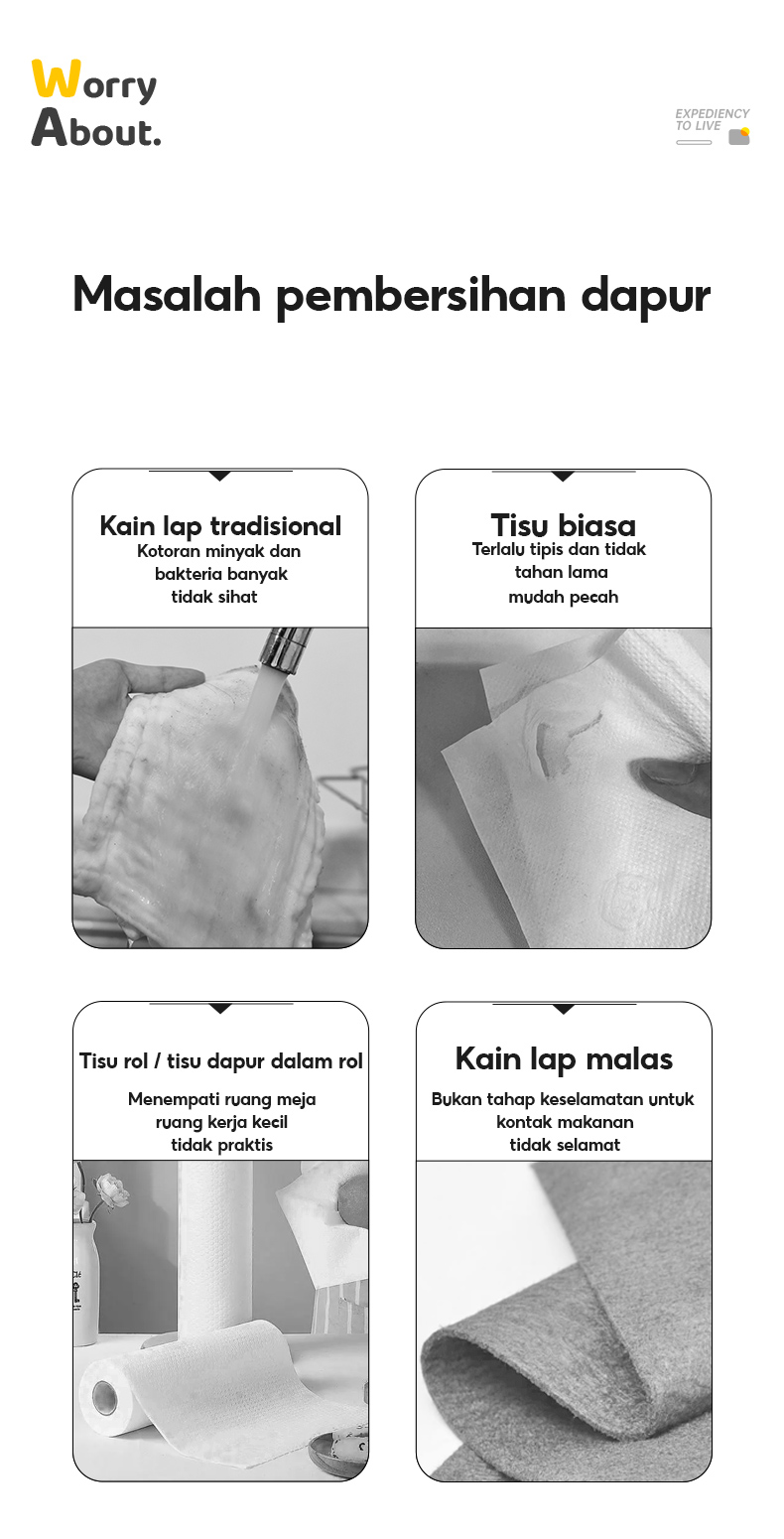 [4 PCS]Botare Kitchen tissue Hanging Removable kitchen towel Oil ...