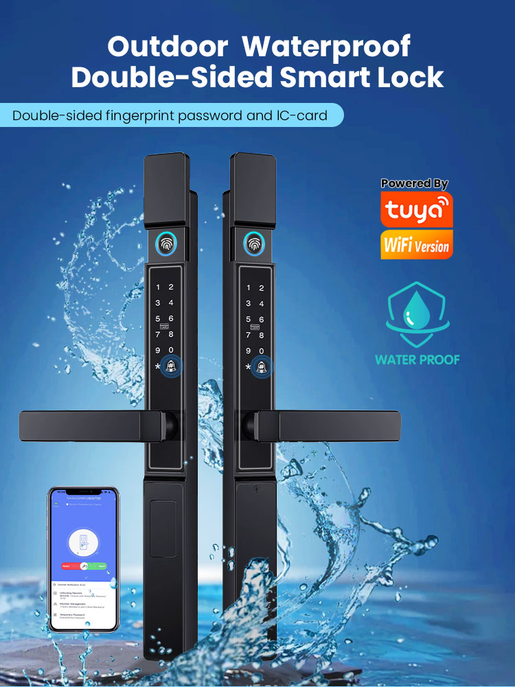 [Grill Door Smart Lock] Tropernic X11 Tuya Smart Lock Double Sided ...
