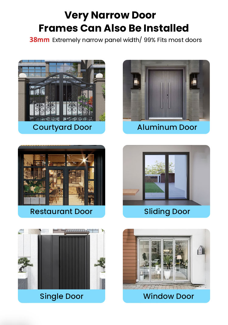 [Grill Door Smart Lock] Tropernic X11 Tuya Smart Lock Double Sided ...