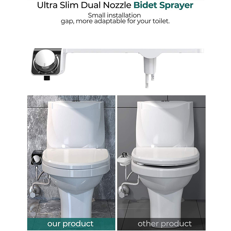 【5 year quality assurance】Bidet Toilet Seat Attachment Dual Nozzle ...