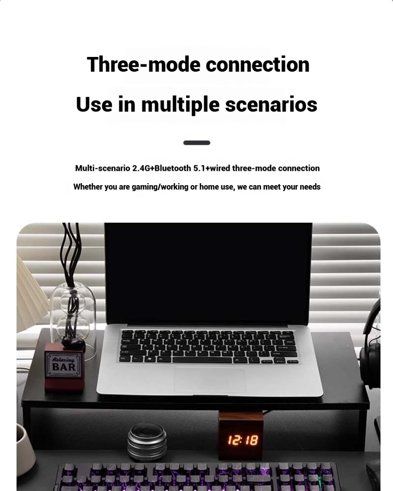 Zornher ZH980 Spider web Wireless three mode mechanical keyboard ...
