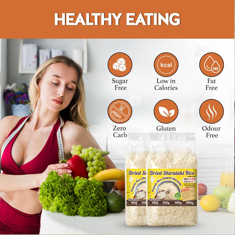 10Kg Dry Shirataki Rice Konjac Rice Low Carb Diet Healthy Rice ...