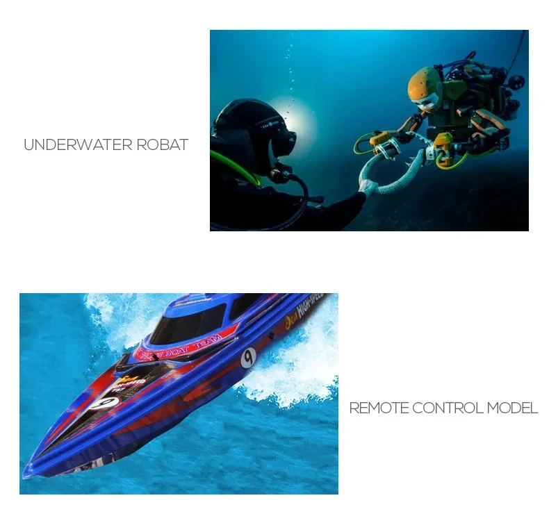 Underwater Jet Boat 2KG 4-Blade CW CCW Thruster Engine/Brushless 40A ...