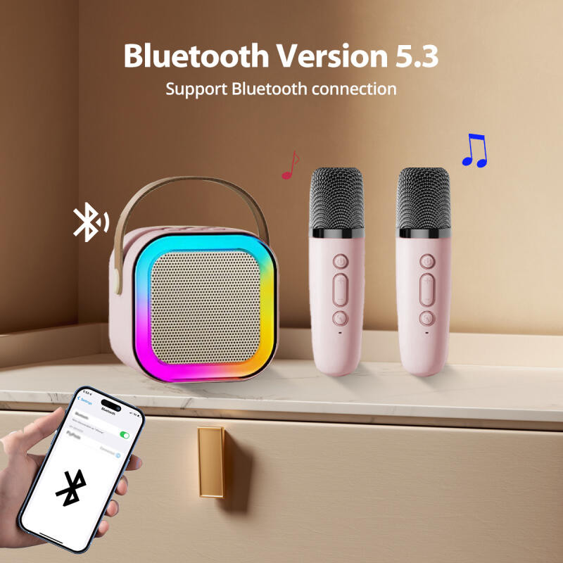 3-4Pcs Karaoke Wireless Audio Mini Speaker K12 Bluetooth Microphone ...