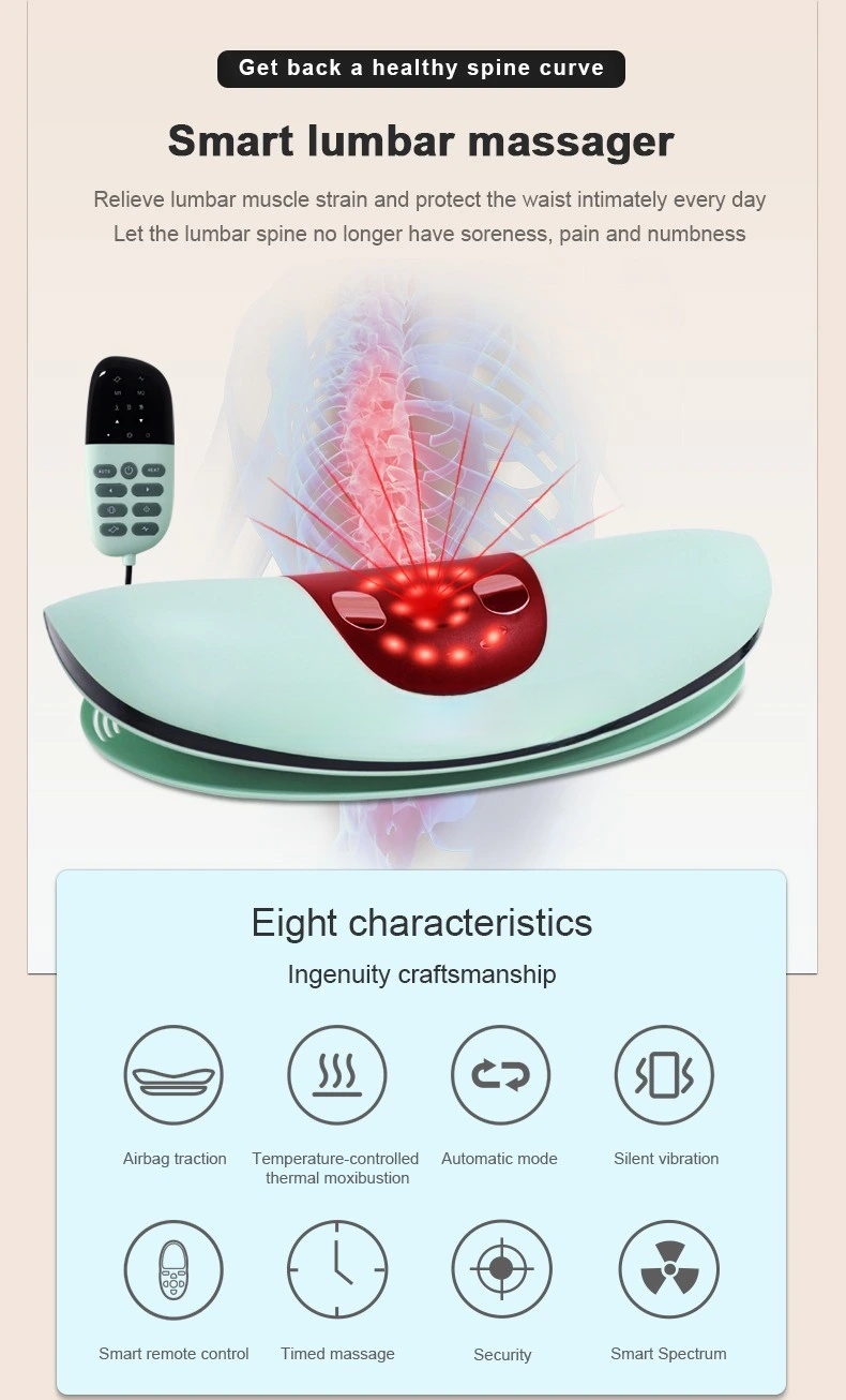 GALAXY Waist Massager Alat Urut Profesional dengan EMS, Panas ...