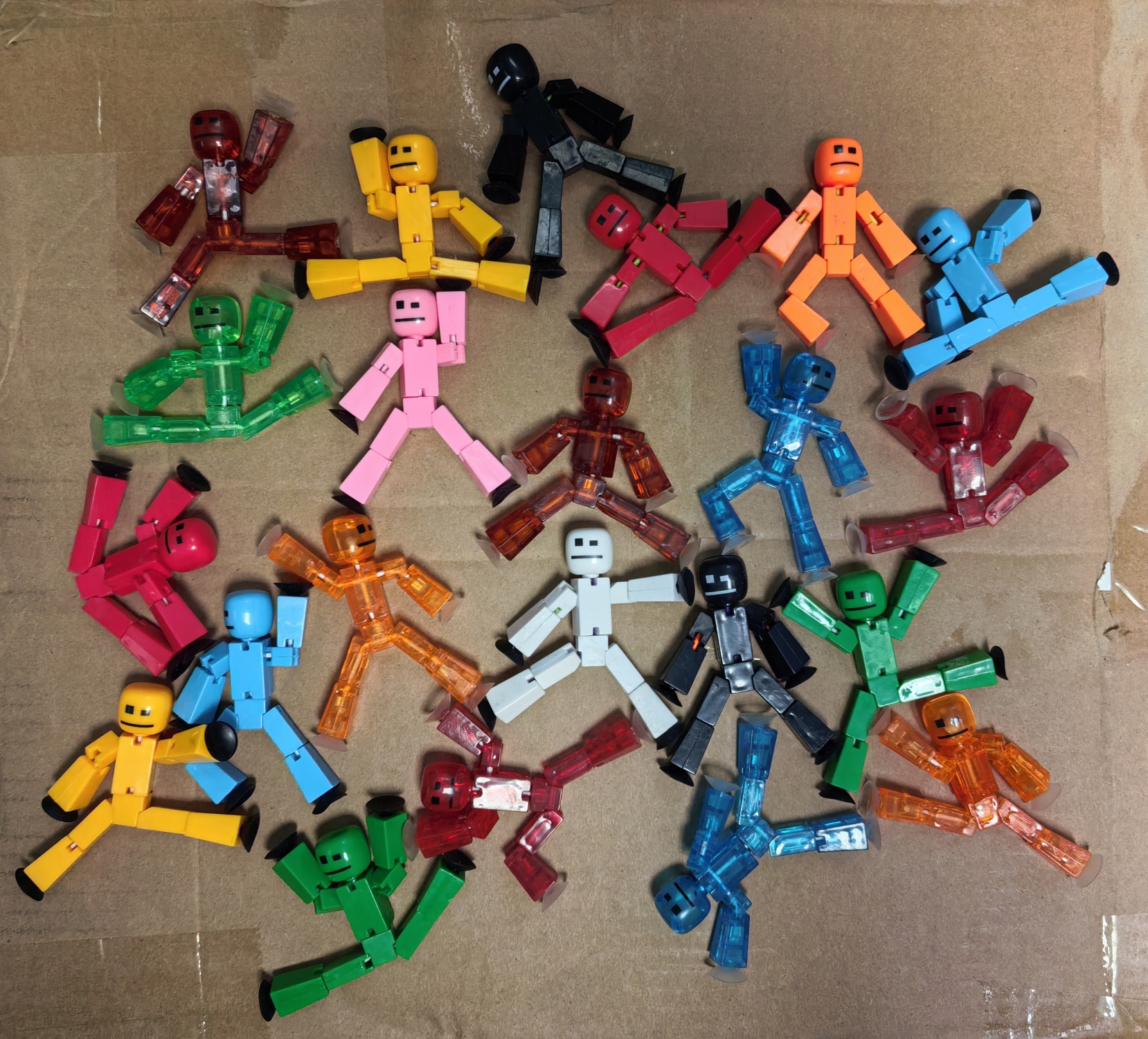 stikbot puppet sucker joint puppet freeze Action Figure Filming ...