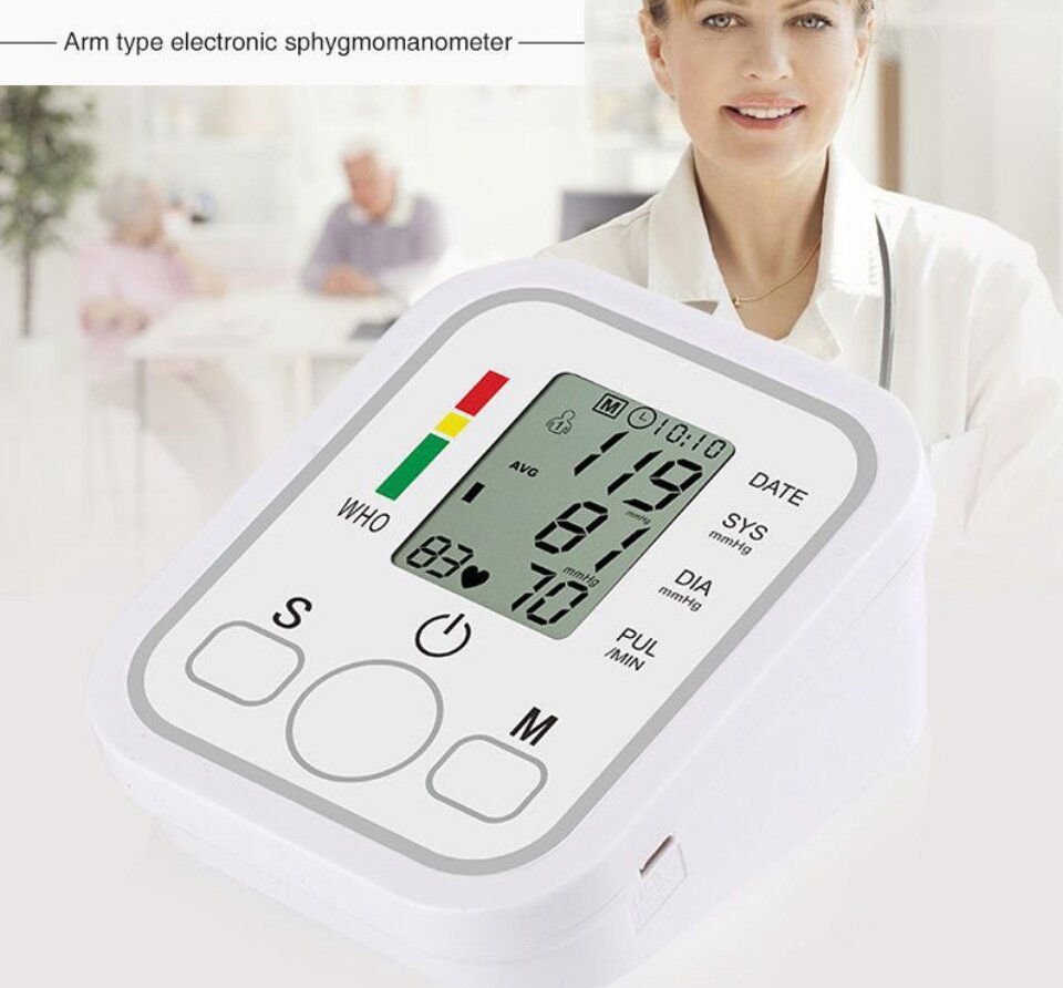 Blood Pressure Monitor Upper Arm Blood Pressure Monitoring Machine ...