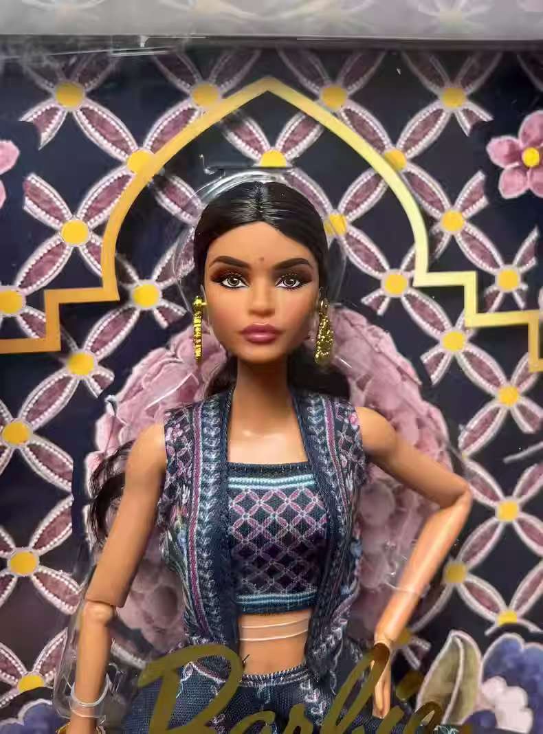 Barbie Diwali Doll by Anita Dongre Wearing Festival of Lights Look, Holiday Collectible with Doll Stand & Certificate of Authenticity