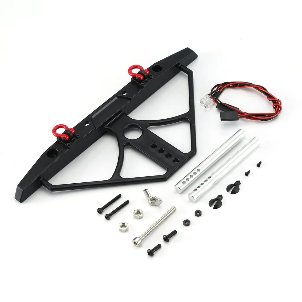 NEEBR5C AXIAL SCX10 TRX4 Front & Rear Bumper Kit Bull Bar For 1/10 RC ...