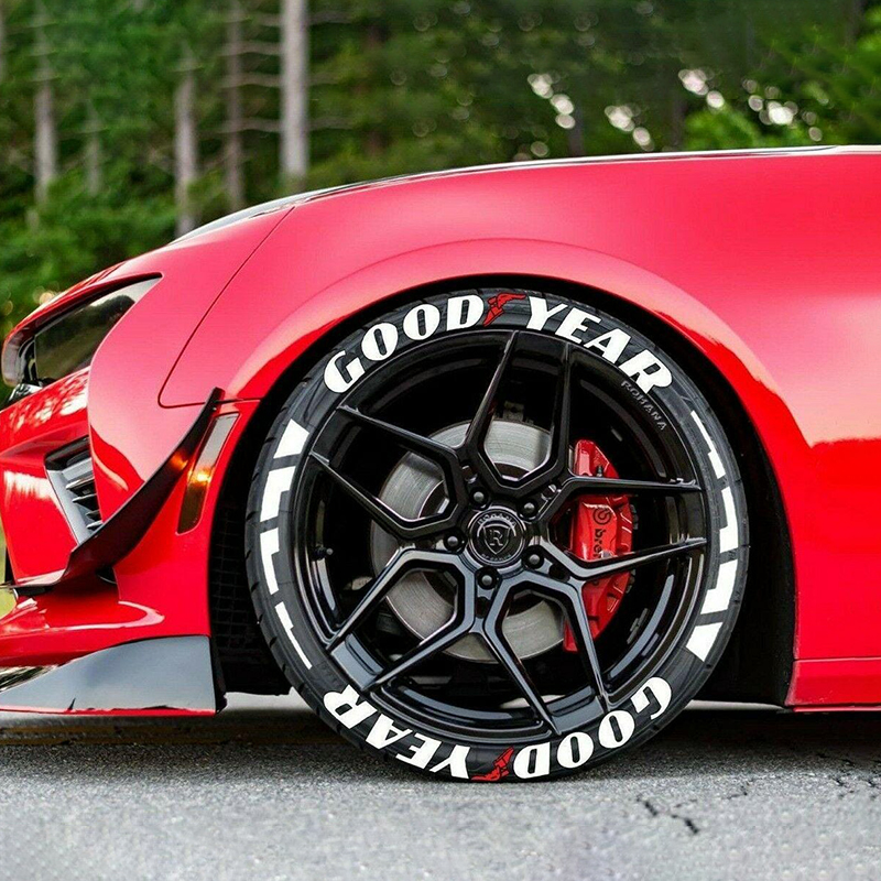 Goodyear Tire Sticker Permanent Tire Lettering Stickers Tire Decals ...
