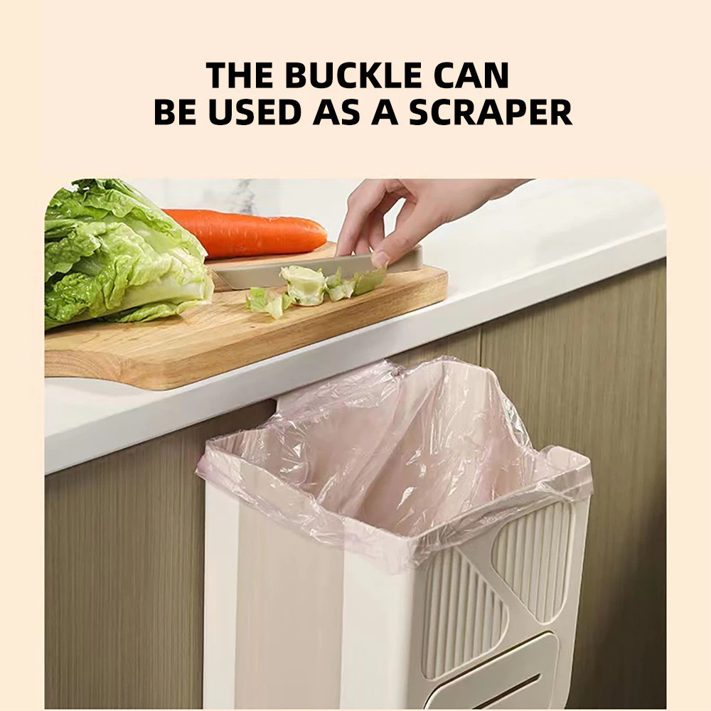 kitchen trash can garbage can Kitchen waste bin Foldable trash can ...