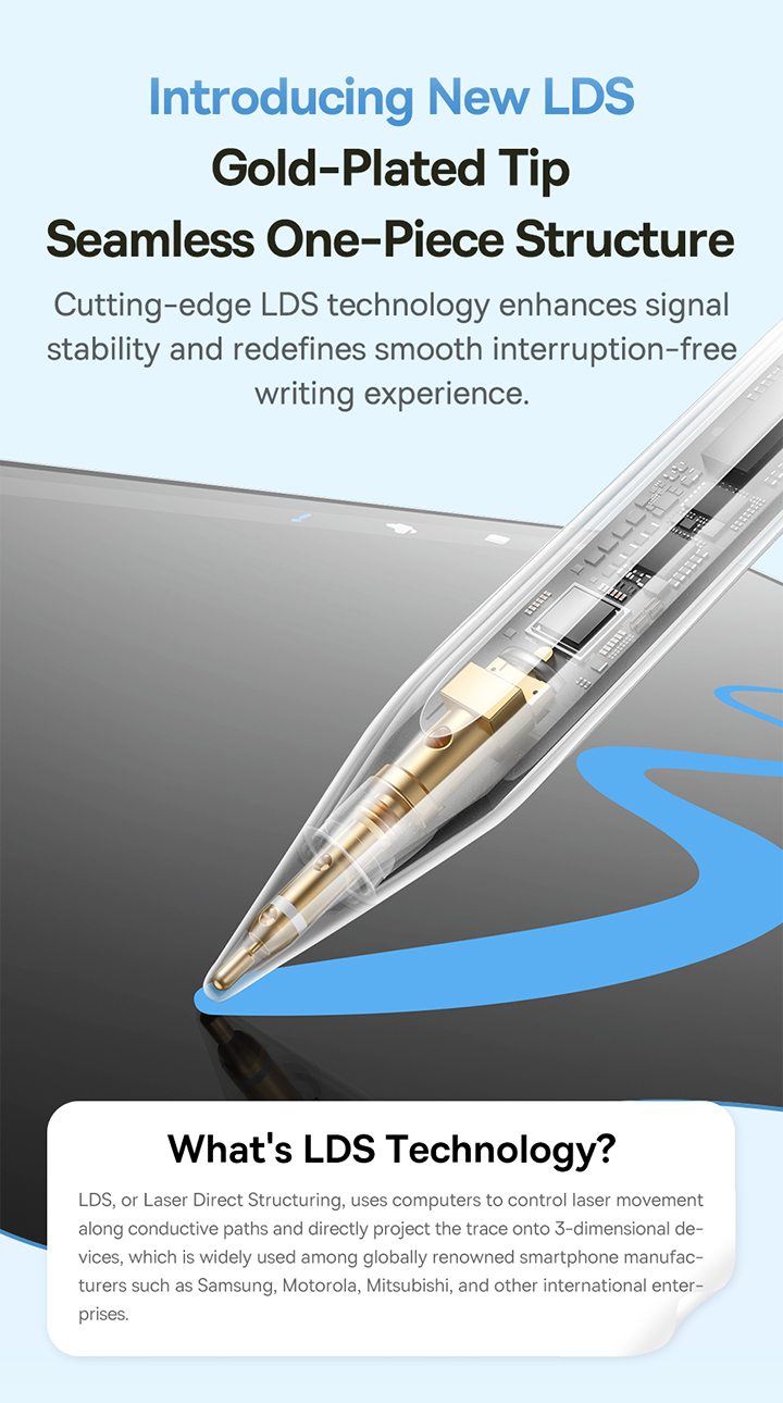 Baseus Smooth Writing 3 Wireless Charging Stylus 17h Battery Life ...
