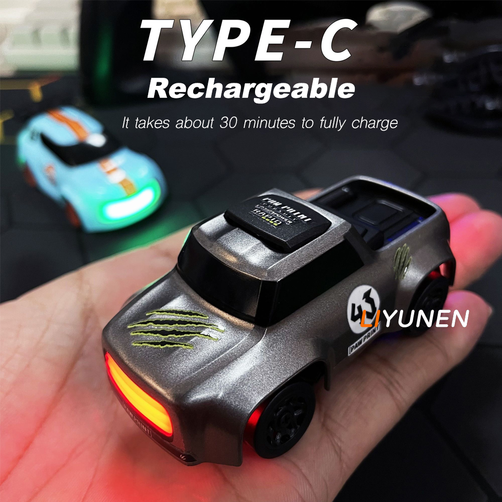 AE86 1/64 Desktop Mini Drift RC Car Model 4WD Full Proportional ...