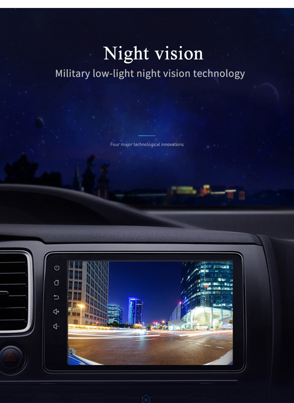 Smartour HD 1296x1080P 180 Degree Fisheye Lens Night Vision Vehicle ...