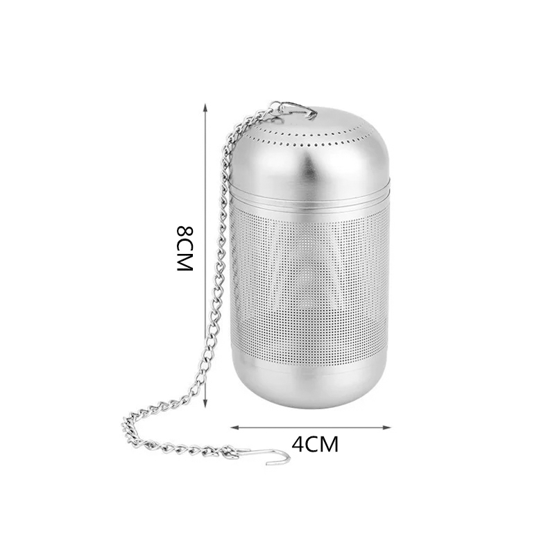 Tea Infuser Ball Strainer with Fine Mesh for Tea Leaves and Seasonings ...