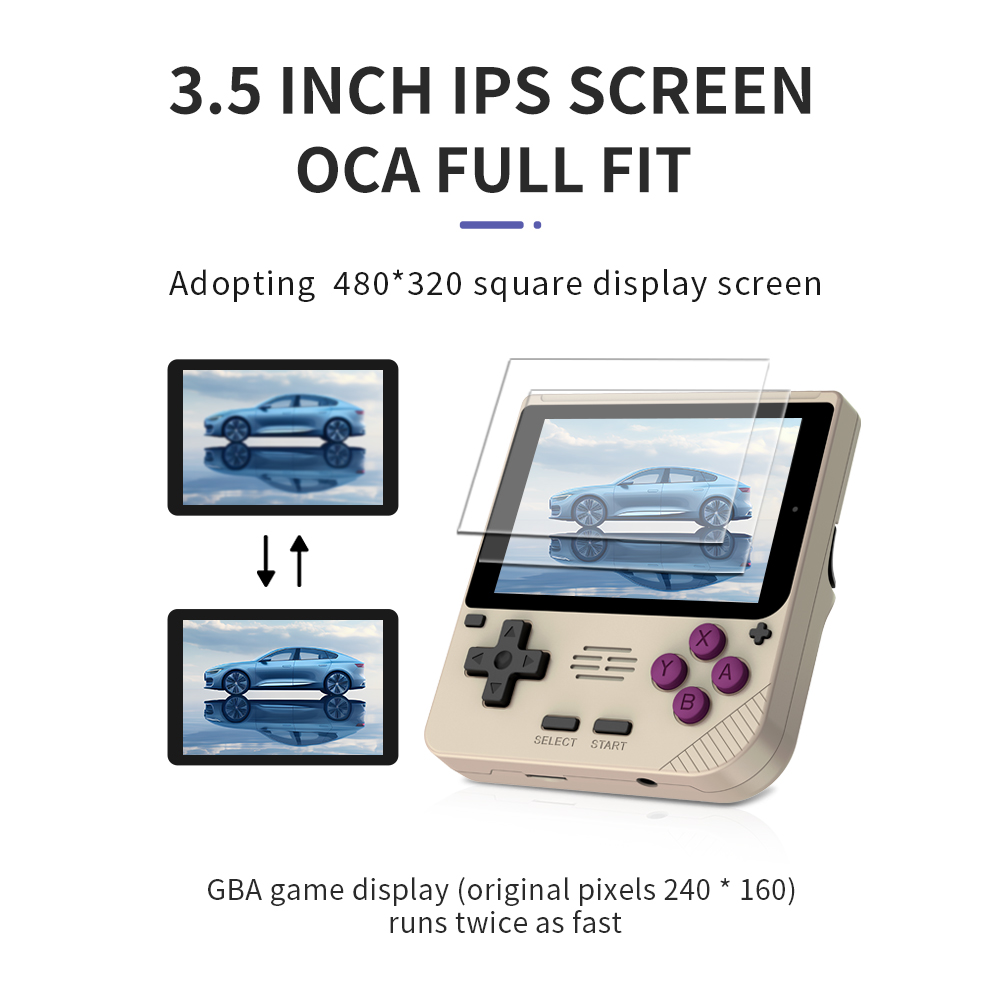 Powkiddy V10 Retro Handheld Game Console 3.5 inch Portable Video Game ...