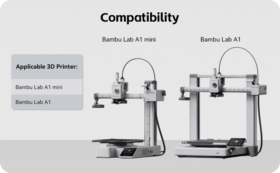 2 Pièces A1 Mini High Temp Hotend 0.2mm Avec Groove And
