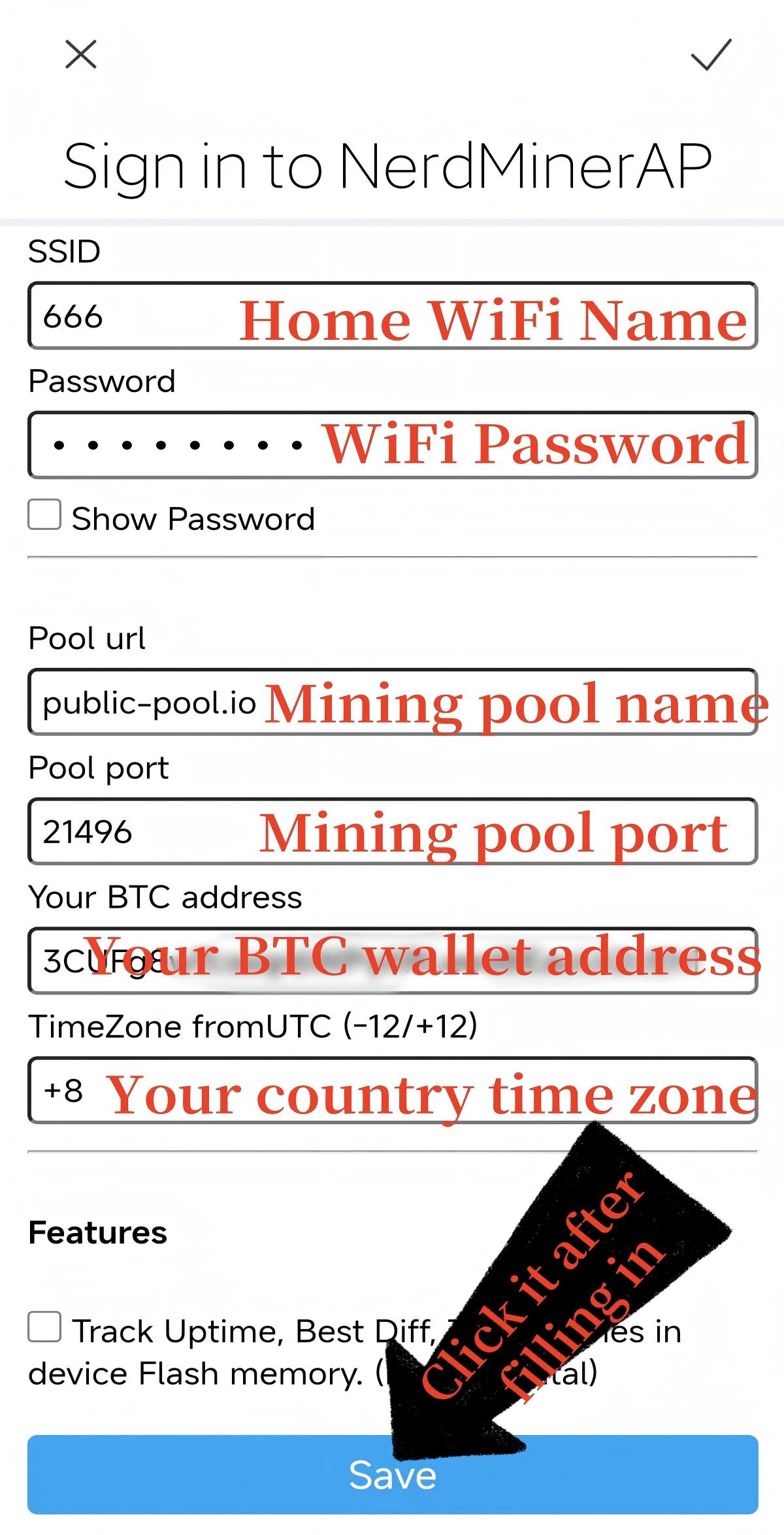 Mineur Bitcoin NerdMiner V2 RUIZHI - Hashrate 410 KH/s, écran 2.8", Autonome Via WiFi, Pour Minage Solo/pool