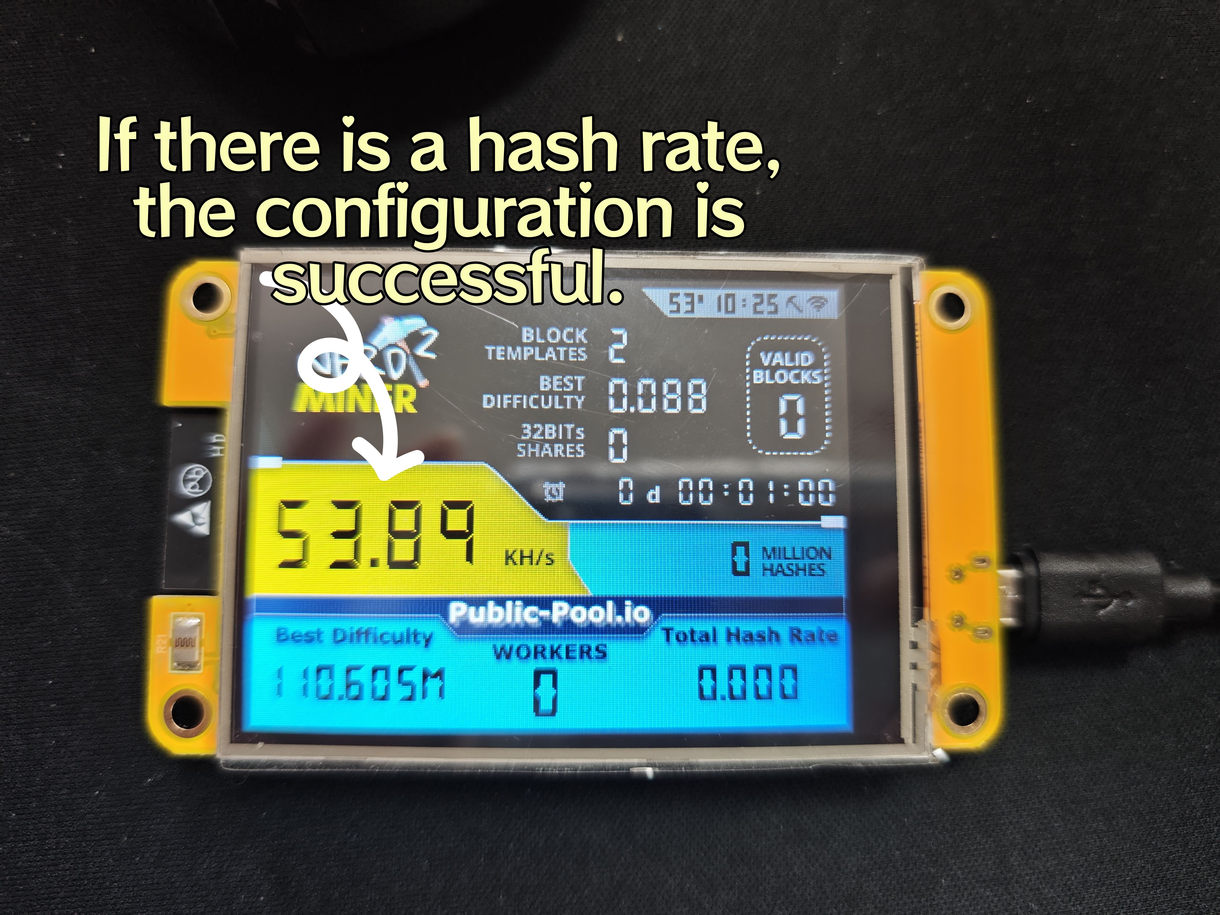 Bitcoin USB Miner NerdMiner V2 Bitcoin Miner - ESP32 Solo Mining Machine  With 2.8