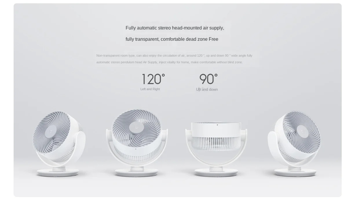 Xiaomi Electric Fan DC Frequency Conversion Air Circulation Fan High ...
