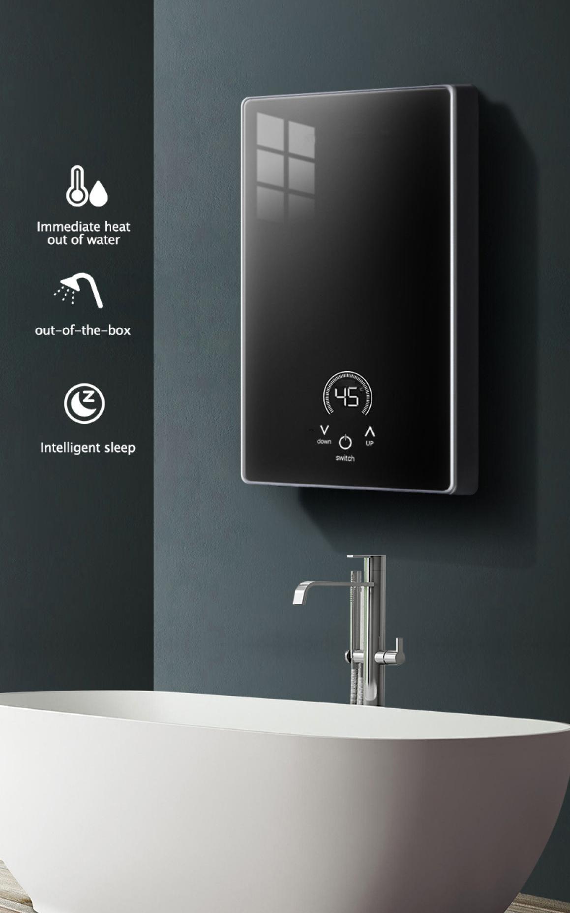 Bathroom Water Heater With Pump Tankless Electric Water Heater Quick ...
